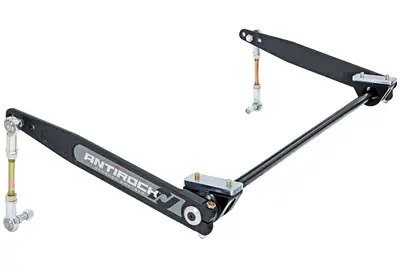 Rock Jock Antirock Sway Bar Kit 87-01 Cherokee XJ 86-92 Comanche MJ Front Bolt-On Aluminum Mounts 17 Inch Steel Arms RockJock 4x4