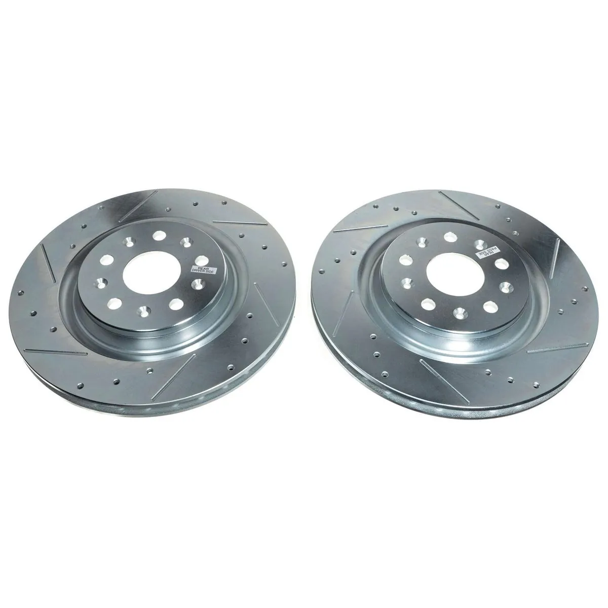 Rear Chevrolet Corvette 2020-2021 Drilledslotted Rotor Pair product image