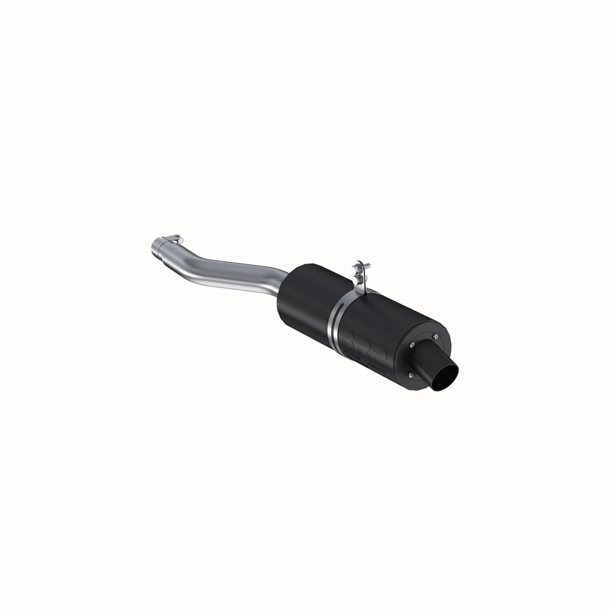 ATV Exhaust System With Sport Muffler; Slip-On System; 1.75 in. Inlet; 4.25 in. Diameter Body; Chambered Muffler; product image
