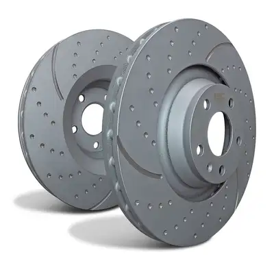 EBC Brakes 3GD Series Sport Slotted Rotor Set; Rear; For FMSI Pad No. D1274; Solid; 5 Bolt Holes; 316mm Dia.; 76mm Height; 12mm Thick; 72.1mm Center Hole Dia.;
