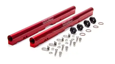 FAST FAST 146033-KIT Red Billet Fuel Rail Kit for LS2 LSXr 102mm Intake Manifolds