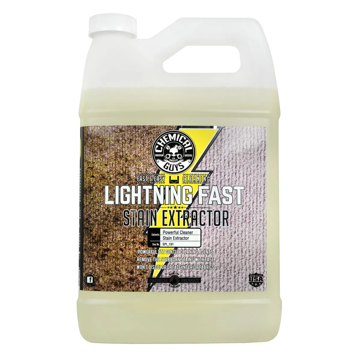 Lightning Fast Carpet+upholstery Stain Extractor Cleaner & Stain Remover (1 Gallon) product image