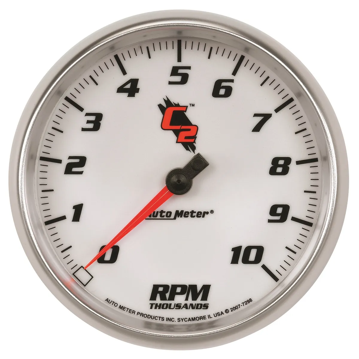 Gauge, Tachometer, 5", 10k RPM, In-Dash, C2 product image