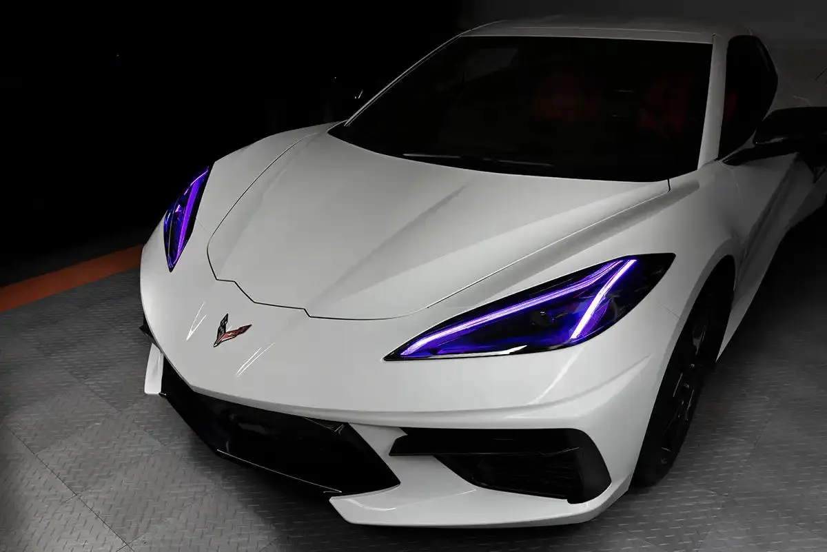 1442-335 - 2020-2021 Chevrolet c8 Corvette Oracle Colorshift Rgb+a LED Headlight DRL Upgrade product image