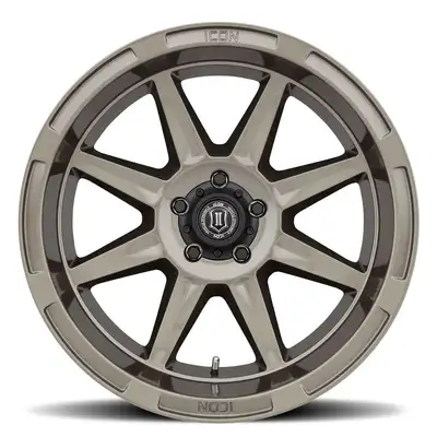 ICON Vehicle Dynamics ICON Alloys Bandit, Gloss Bronze, 20 x 10 / 5 x 150, -24mm Offset, 4.5" BS