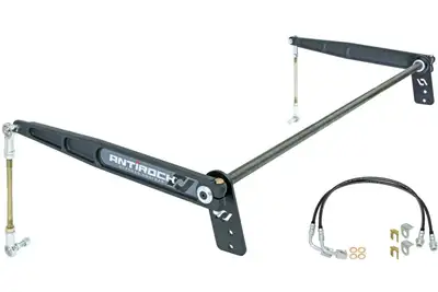 Rock Jock Antirock Sway Bar Kit 07-18 Wrangler JK 2 Door Rear Bolt-On Steel Arms RockJock 4x4