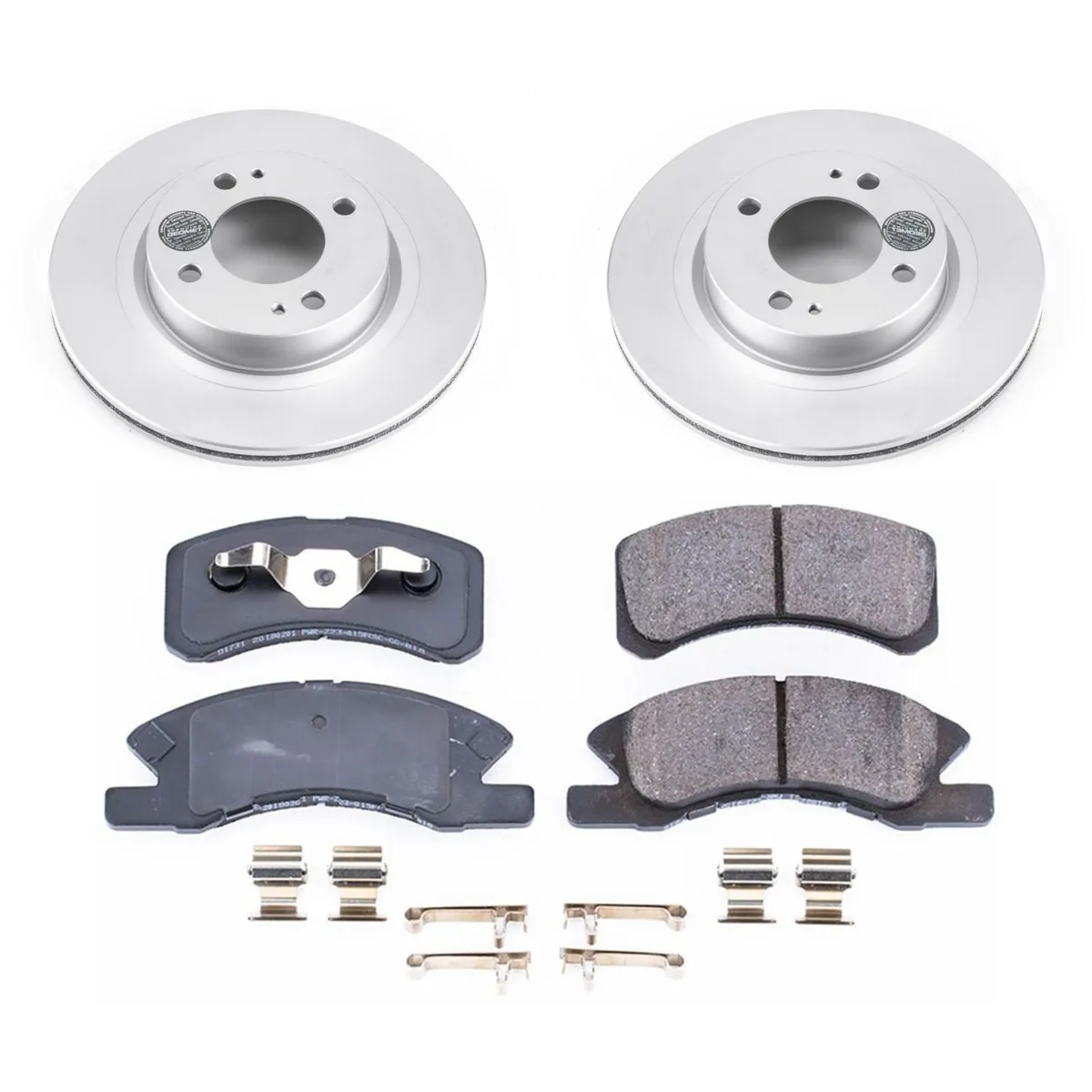 Z17 Coated Brake Kit Front 2017-2018 Mitsu Mirage 2017 Mitsu Mirage g4 2018 Mitsu Mirage g4 product image