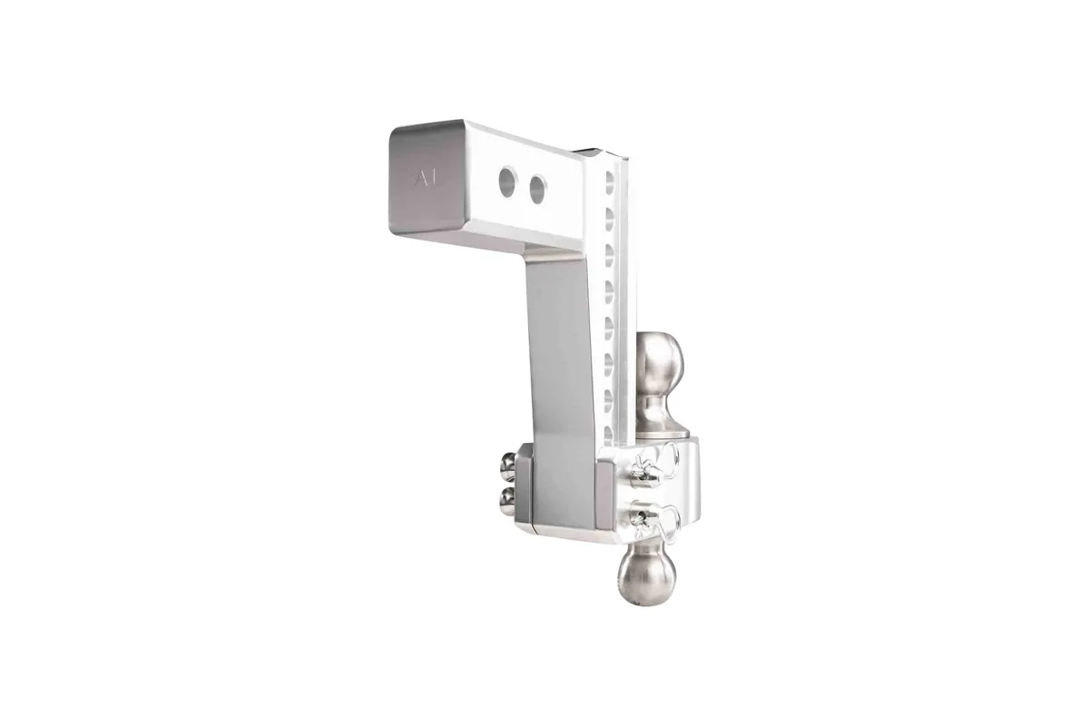 2.5" Aluminum Medium Duty Hitch 6" Drop/Rise w/ Stainless Steel Dual Ball product image