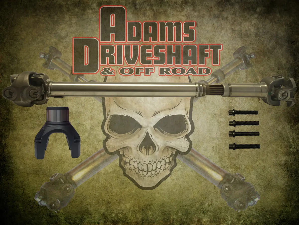 Adams Driveshaft Jl Rubicon - Sahara - Sport - Front 1350 Cv Driveshaft Oem Flange Style [Extreme Duty Series] product image