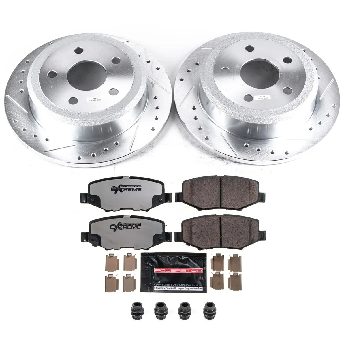 Z36 Truck/Tow Upgrade Kit: Drilled/Slotted Rotors; Carbon-Fiber Ceramic Pads W/Hardware product image