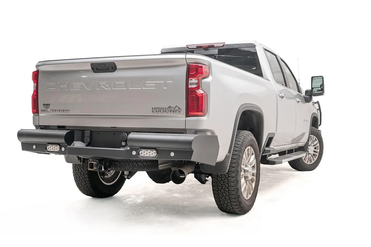 20c Silverado 2500/3500 HD Black Steel Elite Rear product image