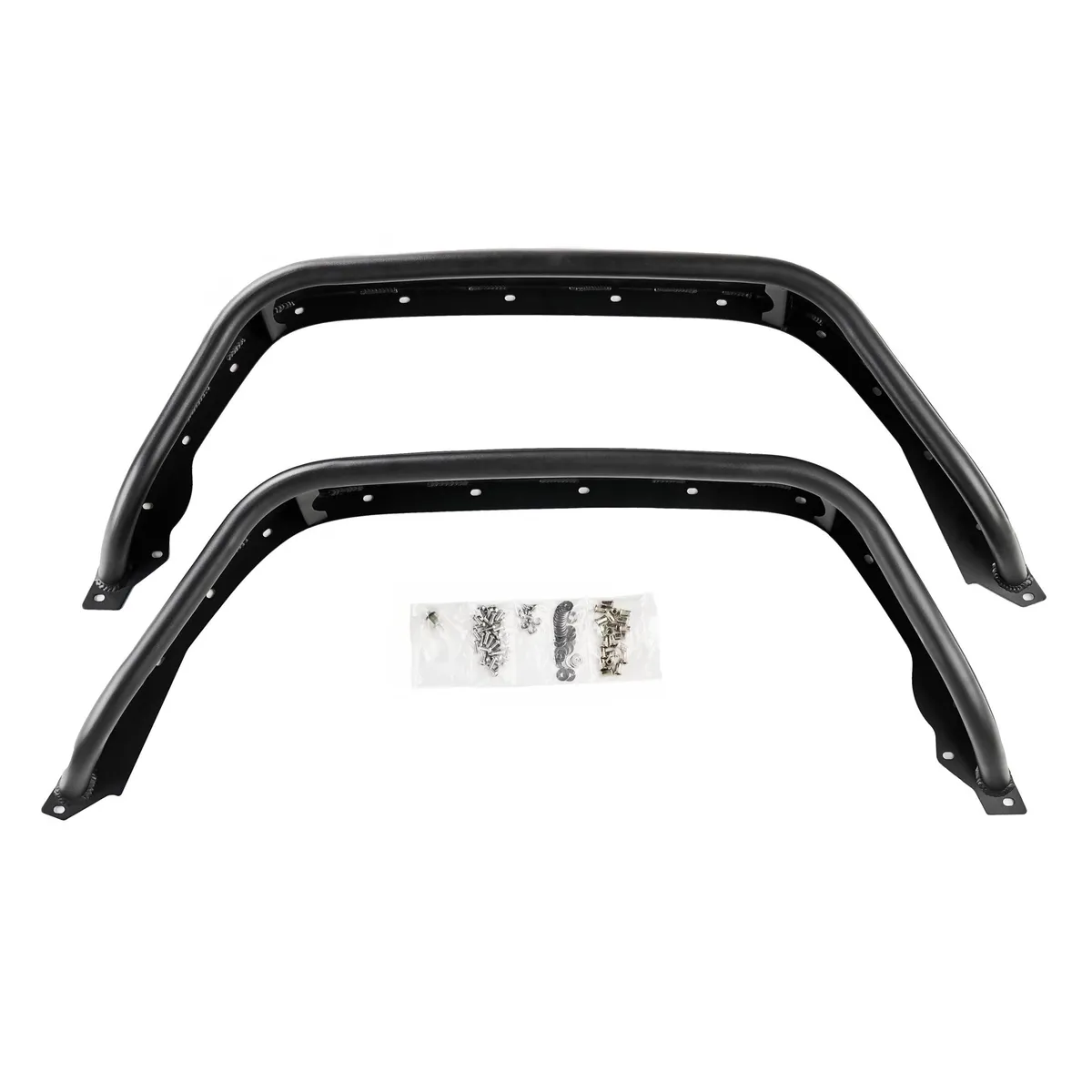 20c Wrangler JT Full Assault Black Aluminum Fender Kit Black Rear product image