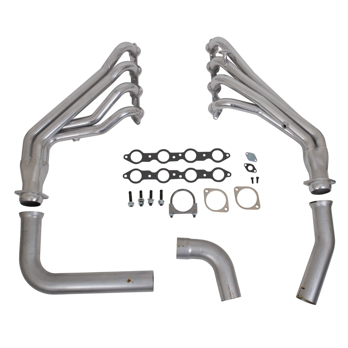 Chevrolet GM Full Size Truck 4.8 5.3 6.0 1-3/4 Long Tube Exhaust Headers Polished Silver Ceramic 99-02 product image