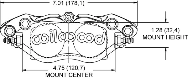 Wilwood CALIPERNDPR1.75.810 ROTOR4.75 MT product image