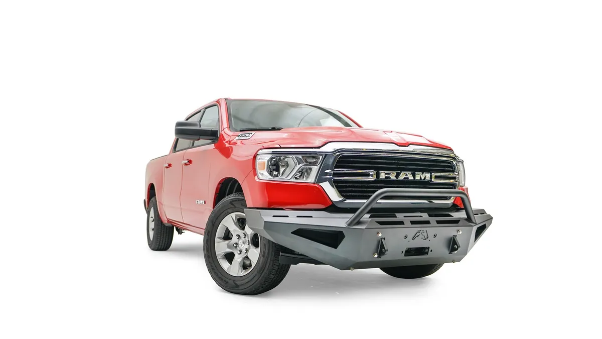 11-16 F250 F350 Fab Fours Premium Front Winch Bumper Full Grille Guard product image