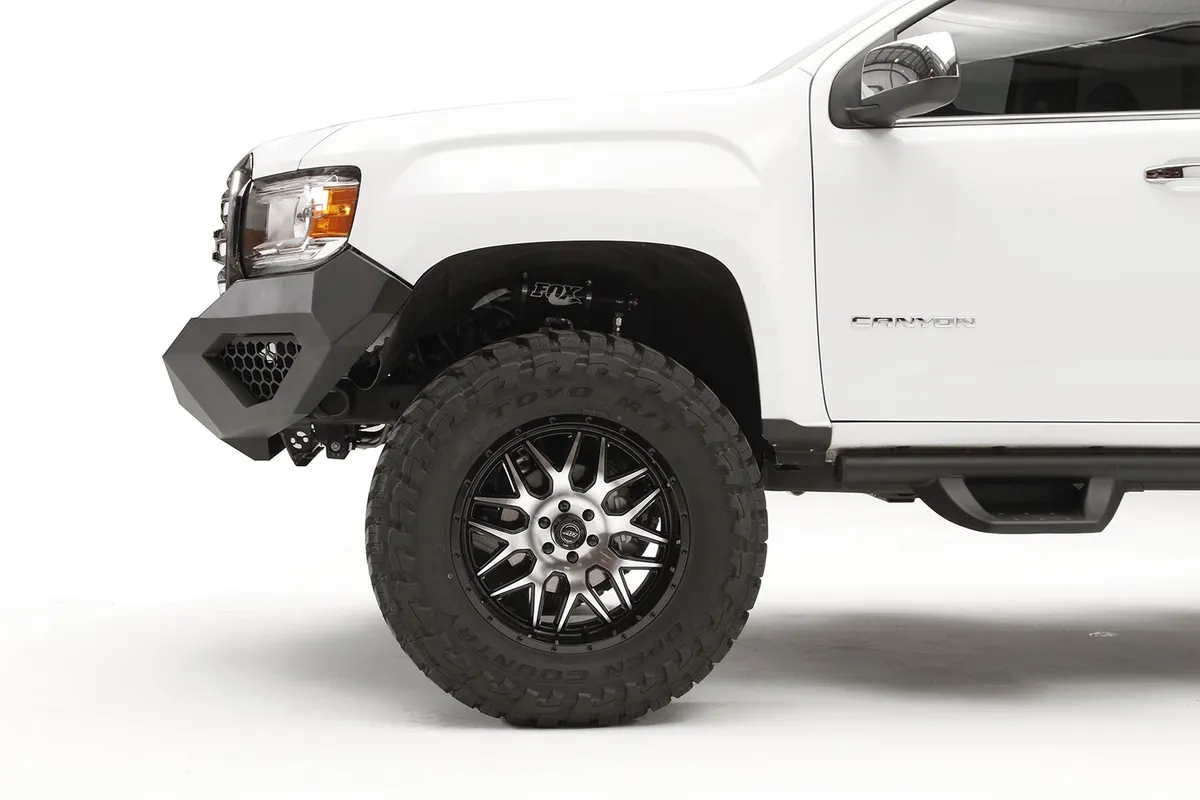 Vengeance Front Bumper; 2 Stage Black Powder Coated; No Guard; product image