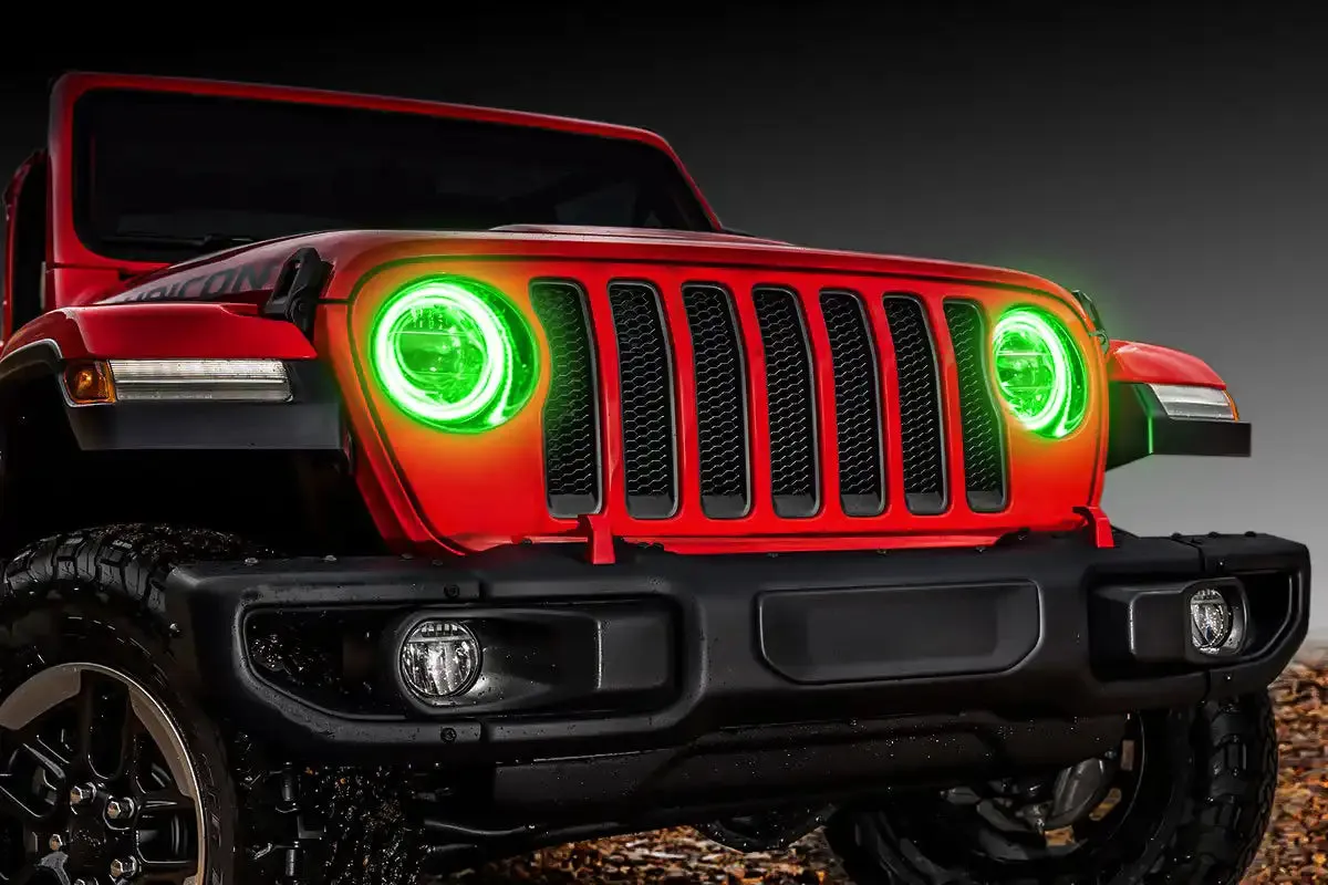 ORACLE Lighting 2020-2025 Jeep Gladiator JT LED Headlight Surface Mount Halo Kit product image