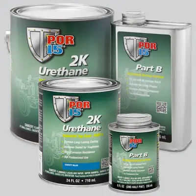 POR-15 2k Urethane Gloss Black - Quart