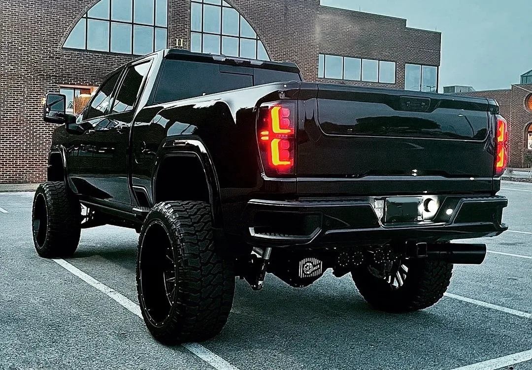 Gmc Sierra 19-20 1500 And 20-21 25003500 Only Fits Single Wheel Body Style Trucks With Factory OEM LED Tail Lights Oled Tail Lights - Smoked Lens product image