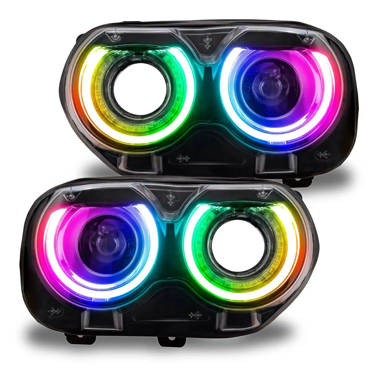 Oracle Lighting 2015-2023 Dodge Challenger Colorshift Rgb+w Headlight DRL Upgrade Kit product image
