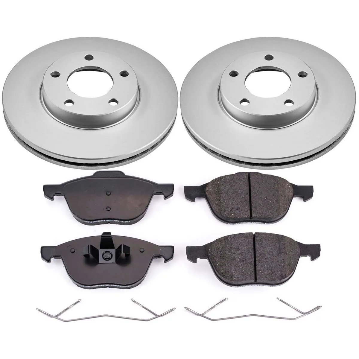 Z17 Geomet Coated Rotor Kit: Genuine Geomet Fully Coated Rotors; Ceramic Pads W/Hardware product image