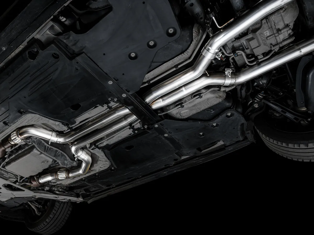 AWE SwitchPath Exhaust for Cadillac CT4-V Blackwing - Chrome Silver Tips - 3025-42436 product image