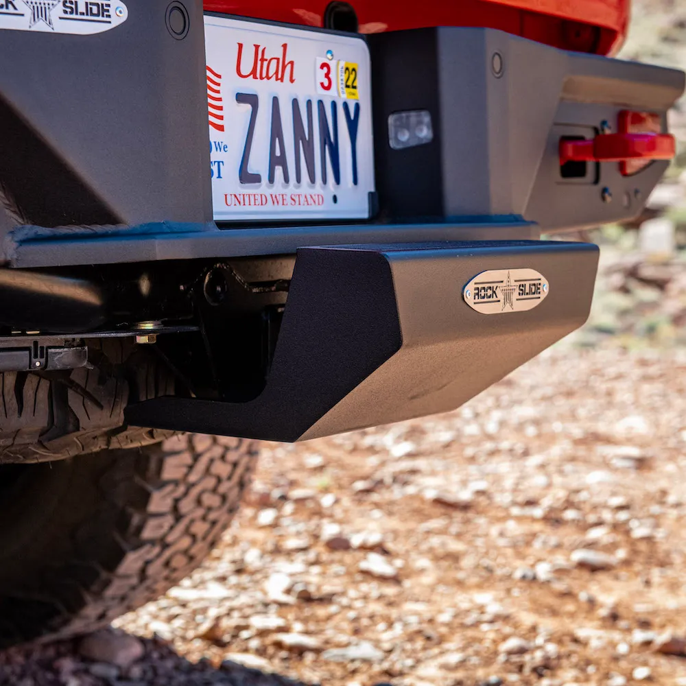Receiver Hitch Step Slider Black Steel Powdercoat Rock Slide Engineering product image