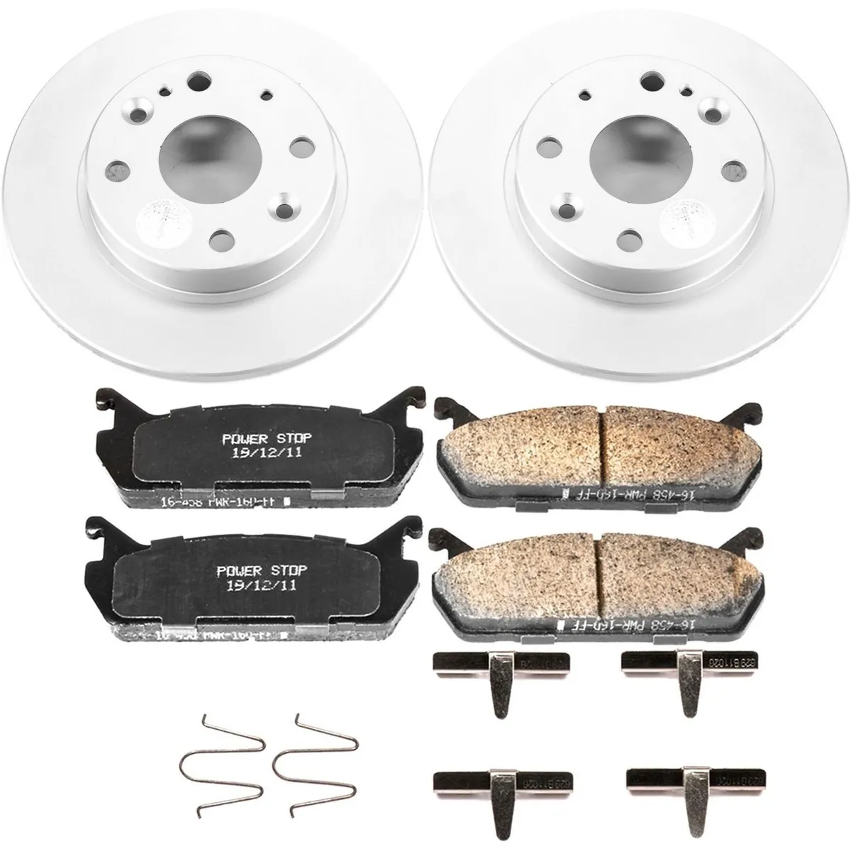 Z17 Geomet Coated Rotor Kit: Genuine Geomet Fully Coated Rotors; Ceramic Pads W/Hardware product image
