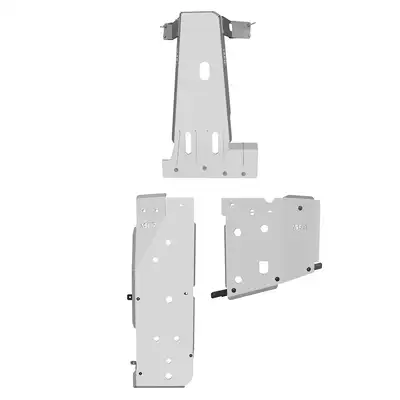 Asfir 4x4 Jeep Wrangler JK Skid Plate Kit (3 Pcs) | 3.8L | SWB