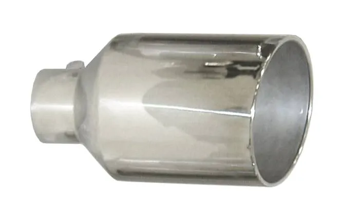 Pypes Performance exhaust Exhaust Tail Pipe Tip 5 in ID x 10 in OD x 18 in L Bolt On Hardware Not Incl Polished 304 Stainless Steel Pypes Exhaust
