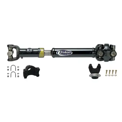 Yukon Gear And Axle Yukon Heavy Duty Driveshaft for 07-11 JK rear. 1310 U/Joint. Fits 4-door Rubicon and non-Rubicon. Fits up to 4.5" lifts w/ 35" tires. Fits Automatic & Manual Transmissions.