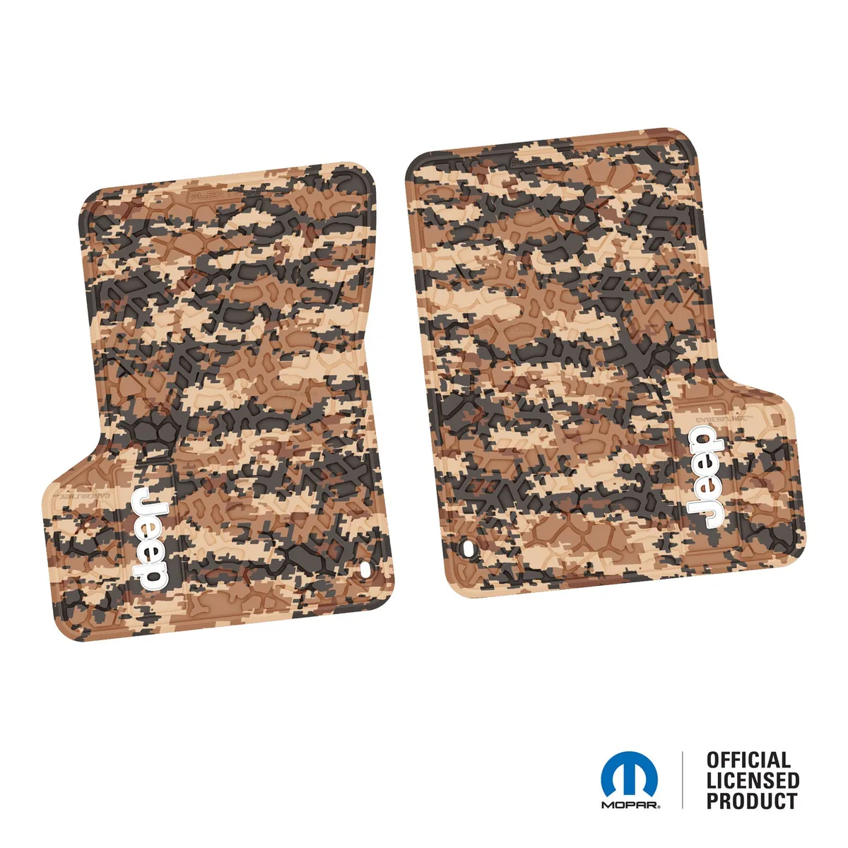 Ngtt43011001- 97-06 Jeep Tj/Lj 2DR Front- Tire Tread/Scorched Earth Scene w/ Jeep Insert - Black product image