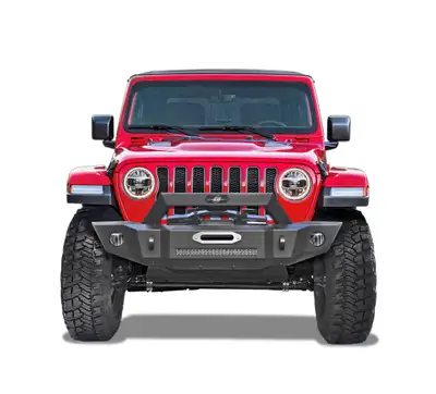 Steelcraft Automotive 0721 Wrangler/20c Gladiator 3in Round Blackout Series Sidebars Textured Black