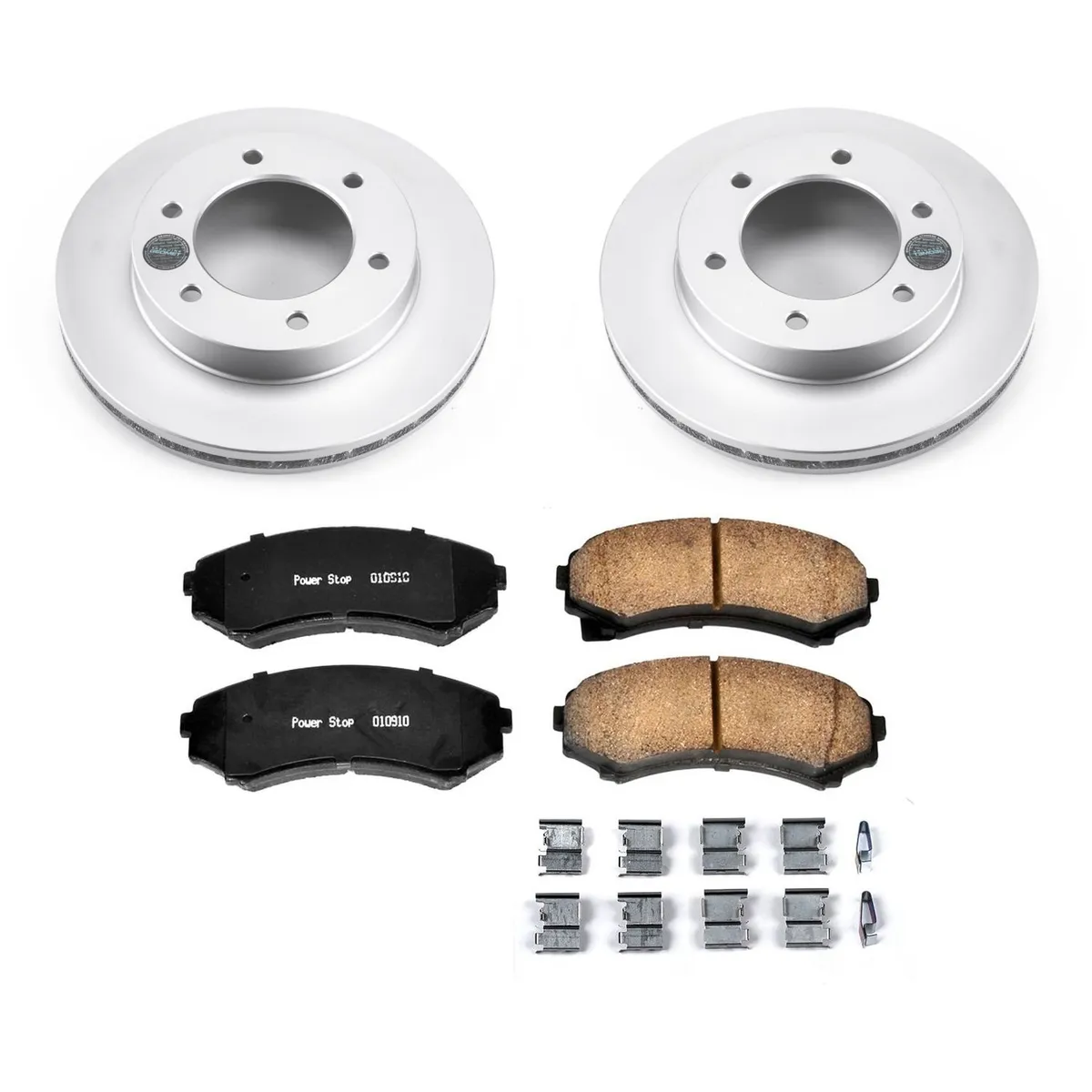 Z17 Geomet Coated Rotor Kit: Genuine Geomet Fully Coated Rotors; Ceramic Pads W/Hardware product image