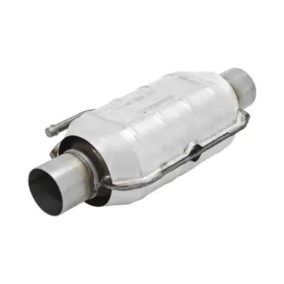 Flowmaster Catalytic Converter Universal-Fit 225 Series Enhanced Duty 3.00in IN / 3.00in OUT: ea Oval Body 16.00in Length 49-State Stainless Steel