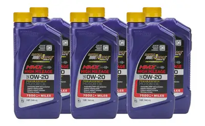 Royal Purple Hmx High Mileage Engine Oil 0w20 1 Qt Bottle Case Of 6