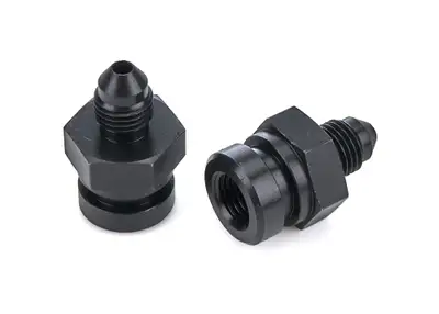 Redhorse Performance 03 To 3/8 24 Inverted Flare Famale Black 2pcs/Pkg