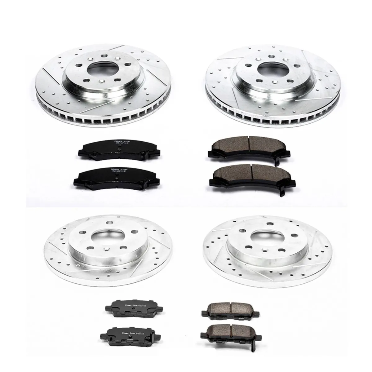 Z23 Evolution Sport Upgrade Kit: Drilled/Slotted Rotors; Carbon-Fiber Ceramic Pads W/Hardware product image