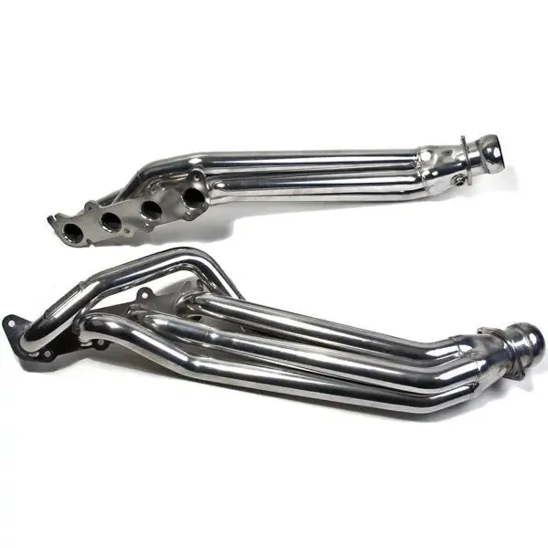 BBK Performance BBK 18560 1-7/8 Long Tube Headers Polished Silver Ceramic 11-23 Ford Mustang GT, 16-20 GT350 5.2