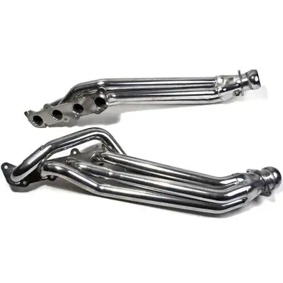 BBK Performance BBK 18560 1-7/8 Long Tube Headers Polished Silver Ceramic 11-23 Ford Mustang GT, 16-20 GT350 5.2