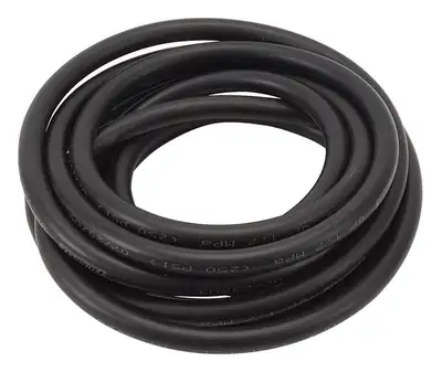 Edelbrock Twist-Lok Hose #8 Black 15ft