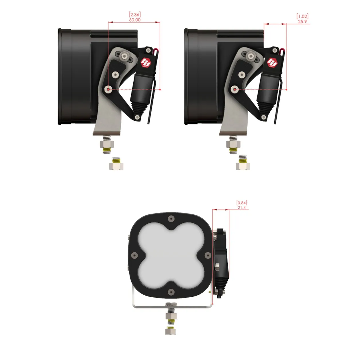 Baja Designs 80-0007 Reflex Light Actuator Kit – XL Standard Housing product image