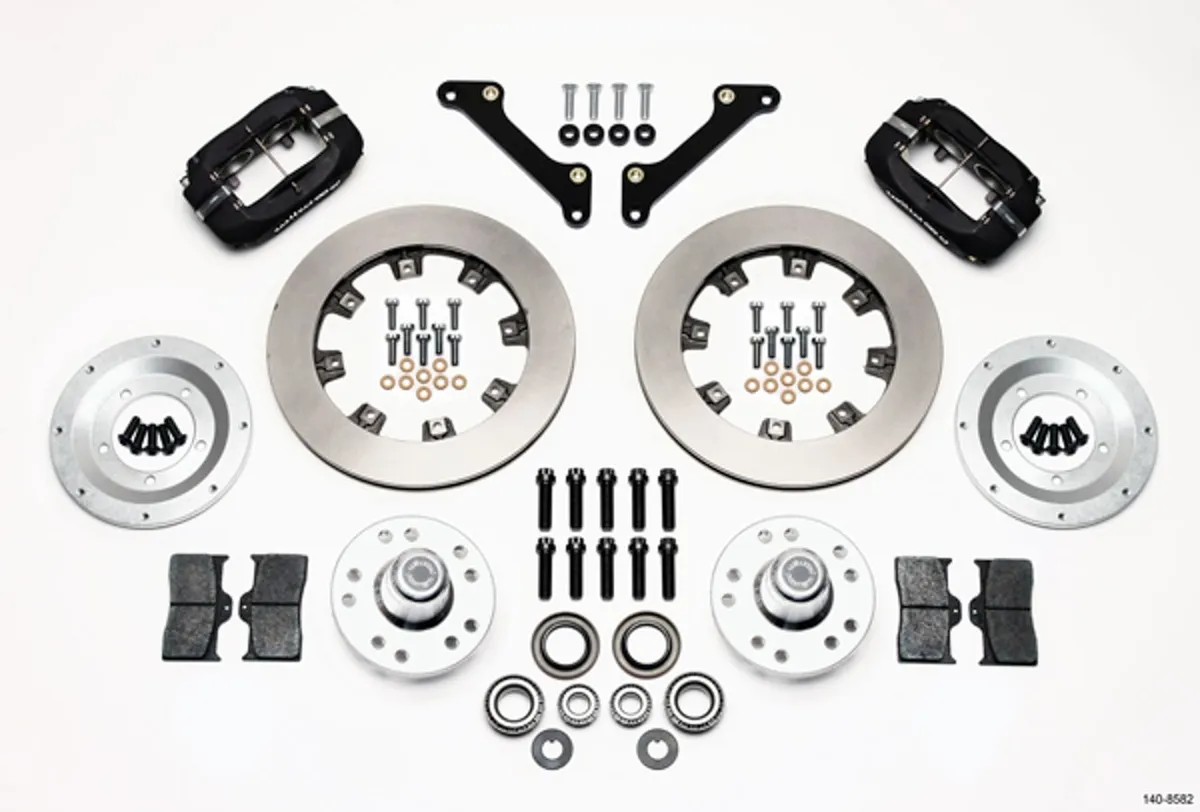 Wilwood Brakes 1970 - 1978 Buick, Cadillac, Chevrolet, GMC, Oldsmobile, Pontiac Forged Dynalite Big Brake Front Brake Kit (Hub) - 140-8582