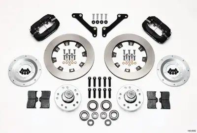 Wilwood Brakes 1970 - 1978 Buick, Cadillac, Chevrolet, GMC, Oldsmobile, Pontiac Forged Dynalite Big Brake Front Brake Kit (Hub) - 140-8582