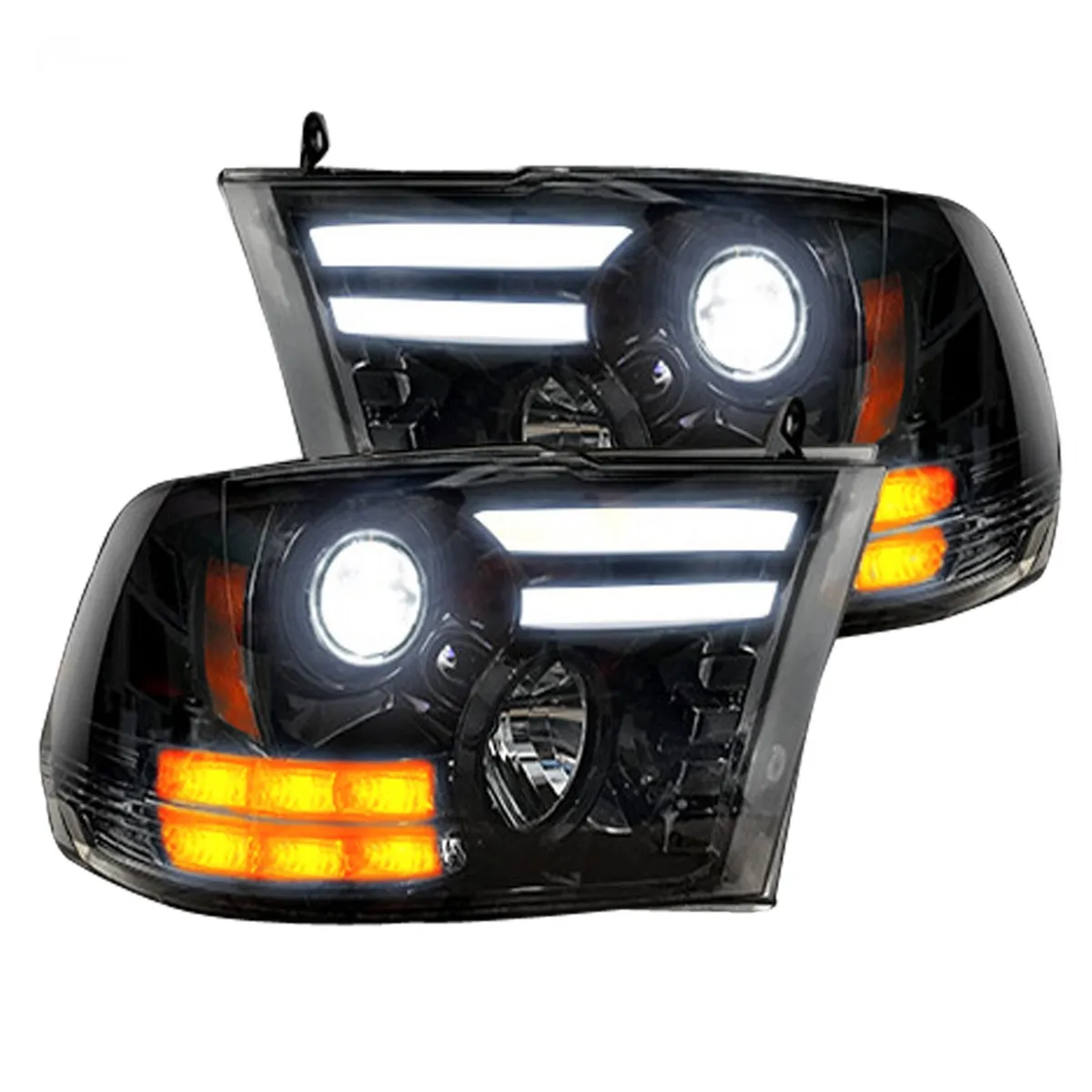 Dodge RAM 14-19 1500 Classic Body Style w OEM Projectors And 15-18 25003500 w OEM Projectors - Projector Headlights w product image