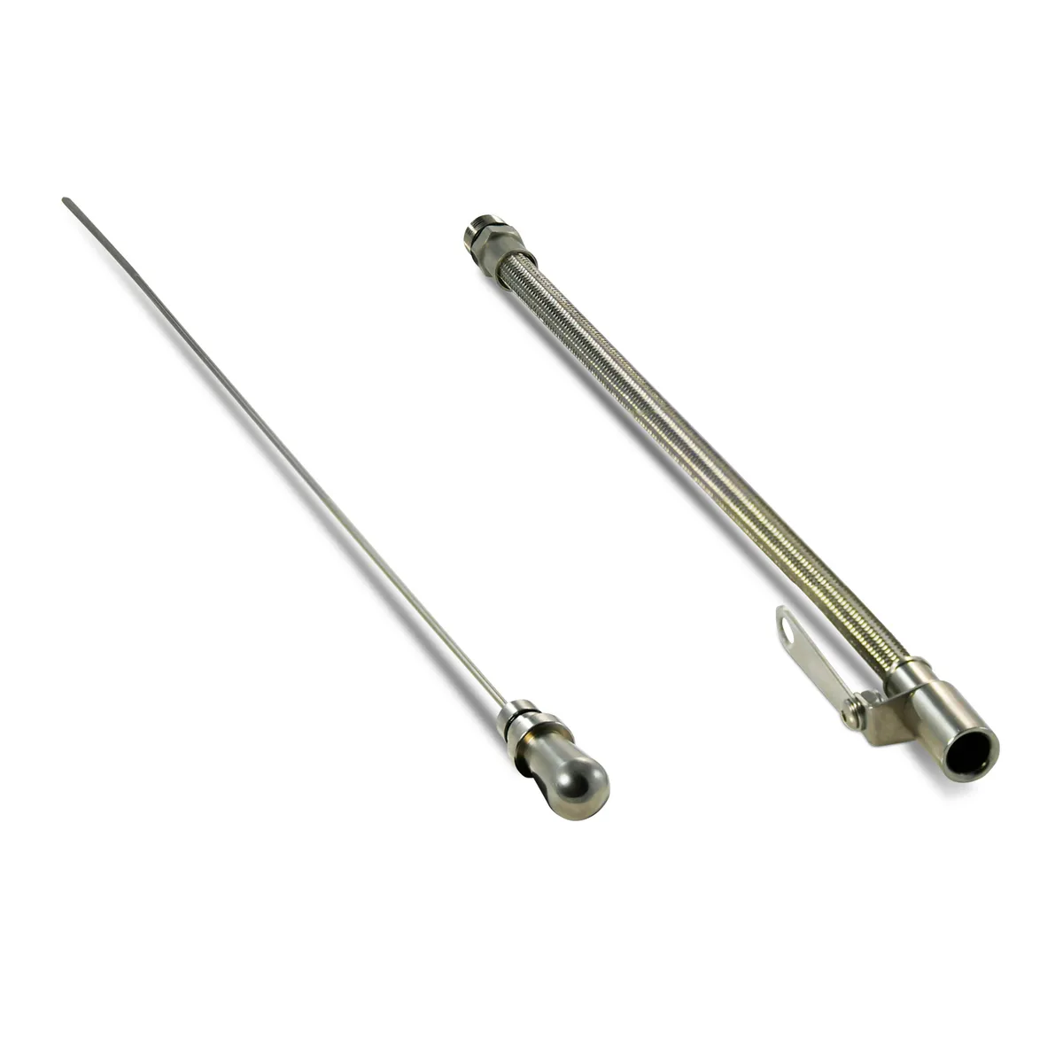 Oil Pan Dipstick Kit Screw-In Type Flexible Stainless Ford 302-351W-429-460 Proform product image