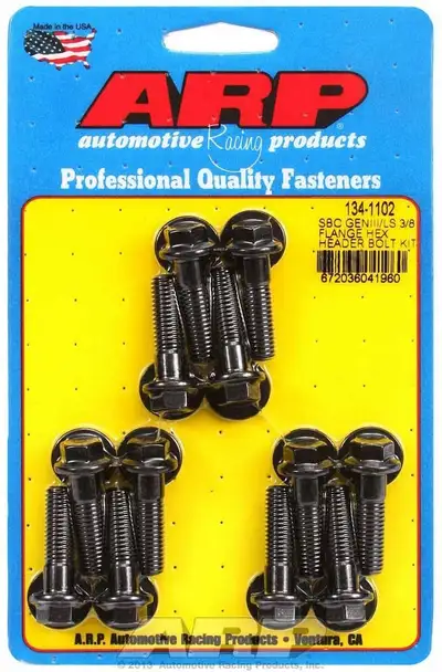 ARP Auto Racing Sbc/Geniii ls 3/8 Flange Hex Bolt Head Header Bolt Kit