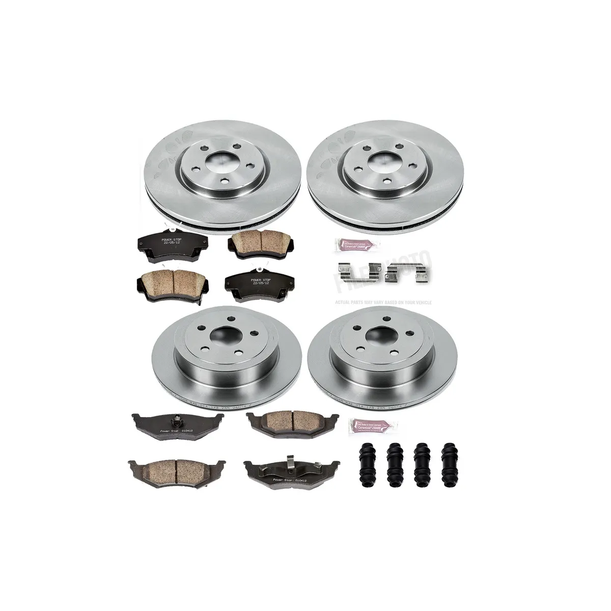 Z17 Direct Replacement Kit: Rotors; Ceramic Pads W/Hardware product image