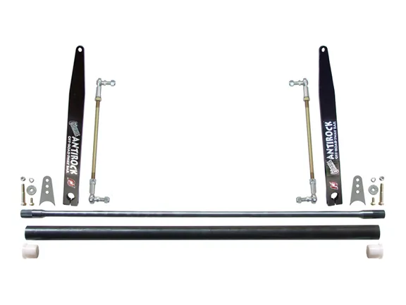 Rock Jock Antirock Sway Bar Kit Universal 50 Inch x 1 Inch Bar 21 Inch Steel Arms RockJock 4x4