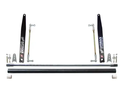 Rock Jock Antirock Sway Bar Kit Universal 50 Inch x 1 Inch Bar 21 Inch Steel Arms RockJock 4x4